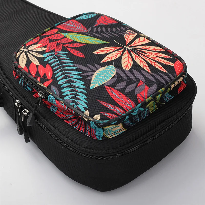 10mm Cotton Padded Thicken Ukulele Bag Waterproof Protection for 21 23 24 26Inch Ukulele Travel Backpack Small Guitar Carry Bag