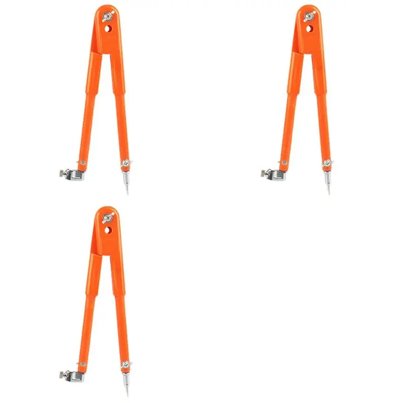 ABWR-3X Carpenter Precision Pencil Compasses Large Diameter Adjustable Dividers Marking And Scribing Compass S