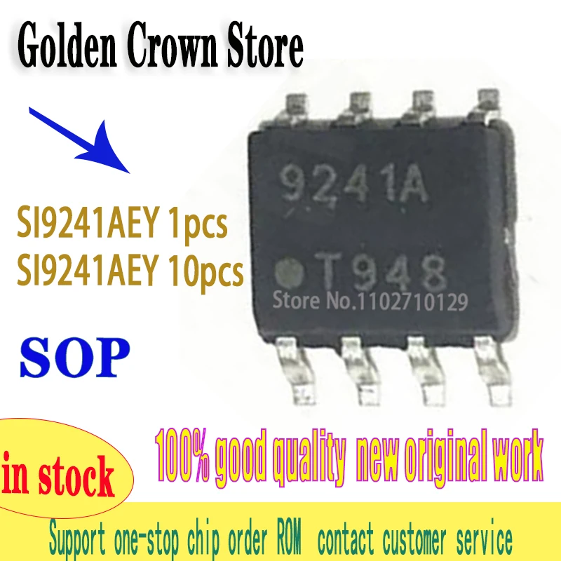 1-10Pcs/Lot SI9241AEY SI9241A SI9241 SOP-8  new original work in stockl