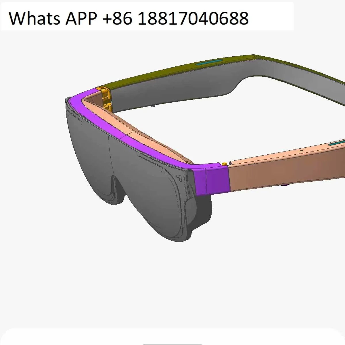 Binocular interface AR video glasses module VR cinema micro display ECX335S