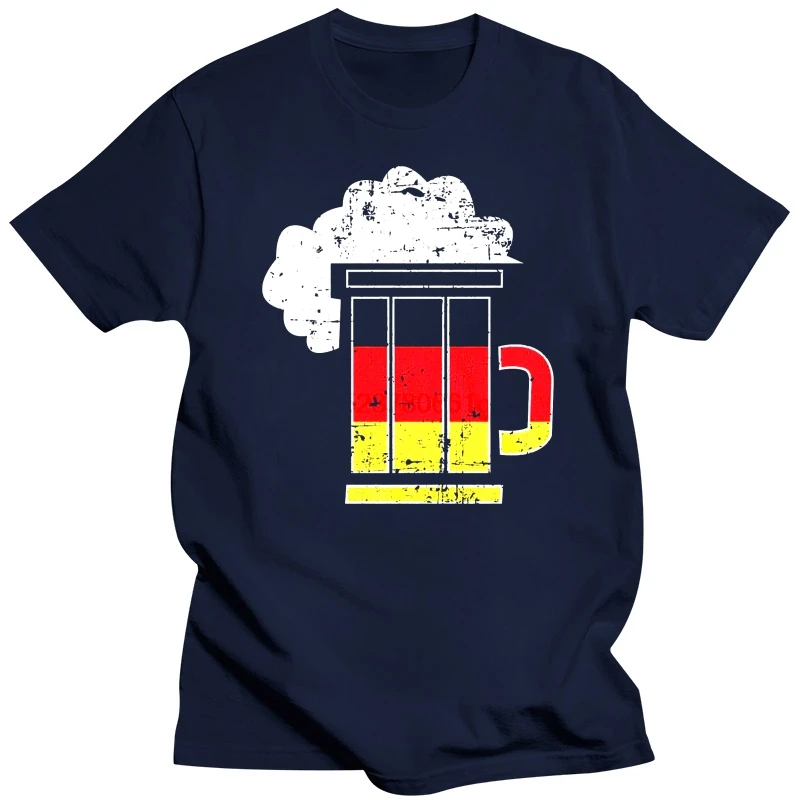 Threadrock Mens German Beer Mug T-Shirt Berlin National Flag