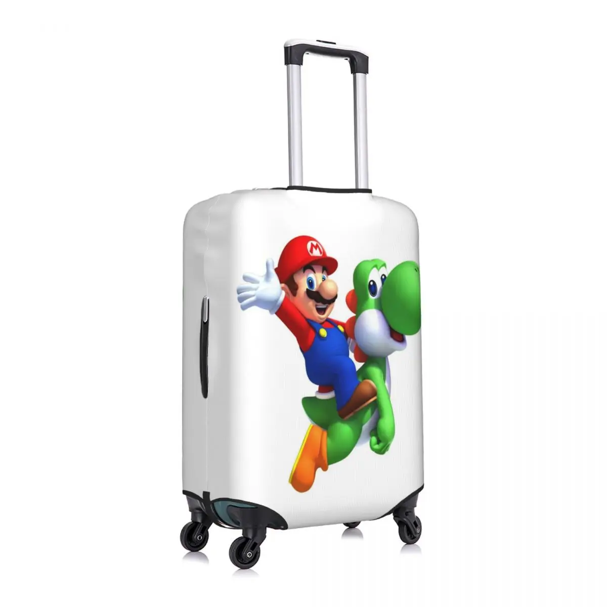 Capa de bagagem de viagem personalizada M-Marioed Game lavável protetor de mala adequado para 18-32 polegadas