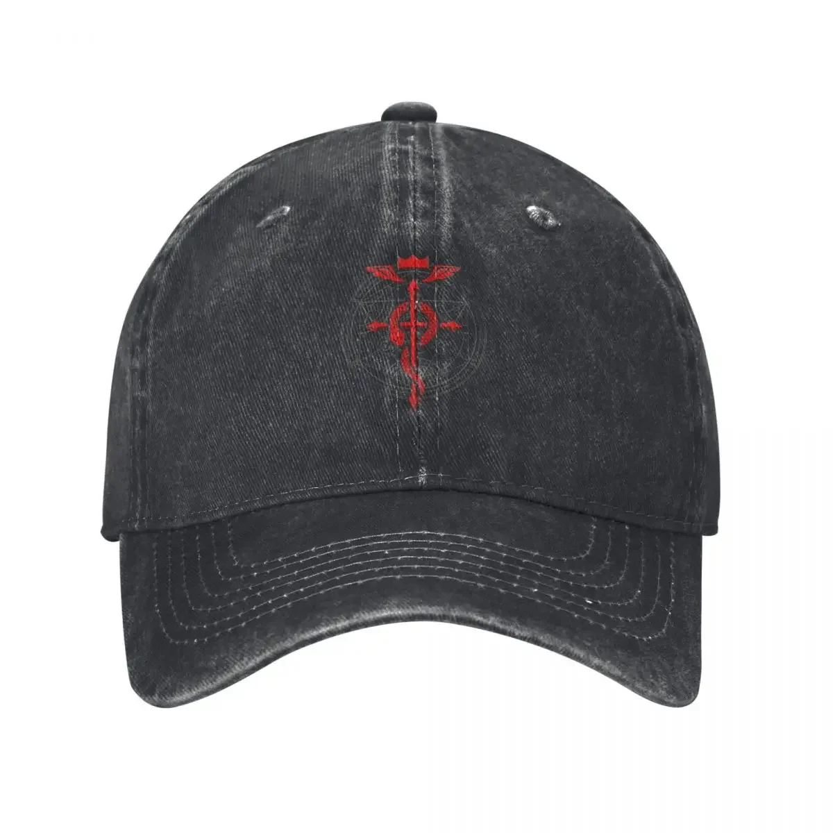 

Alchemist Flamel Baseball Cap Anime Military Cap Man Hat Beach Hats For Men Women's