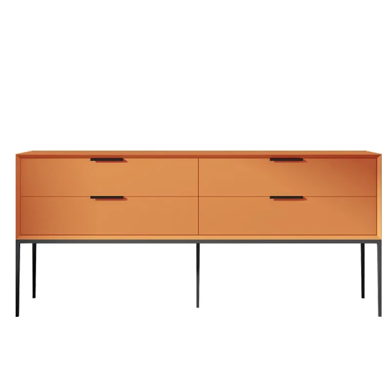 

Легкий роскошный комод, простой современный четырех шкафа, ящика для хранения в спальне, боковой шкаф для столовой из цельного дерева в гостиной