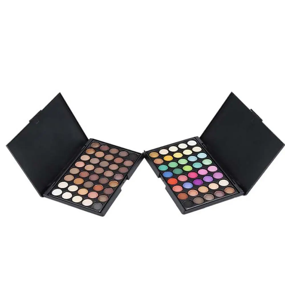 プロ仕様40色耐汗性メイクアップマットシマーミキサーパレットアイシャドウ