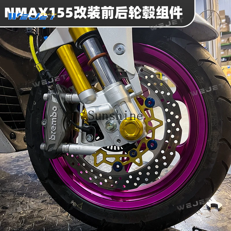 Suitable for NMAX155 cnc cast aluminum alloy front and rear wheels