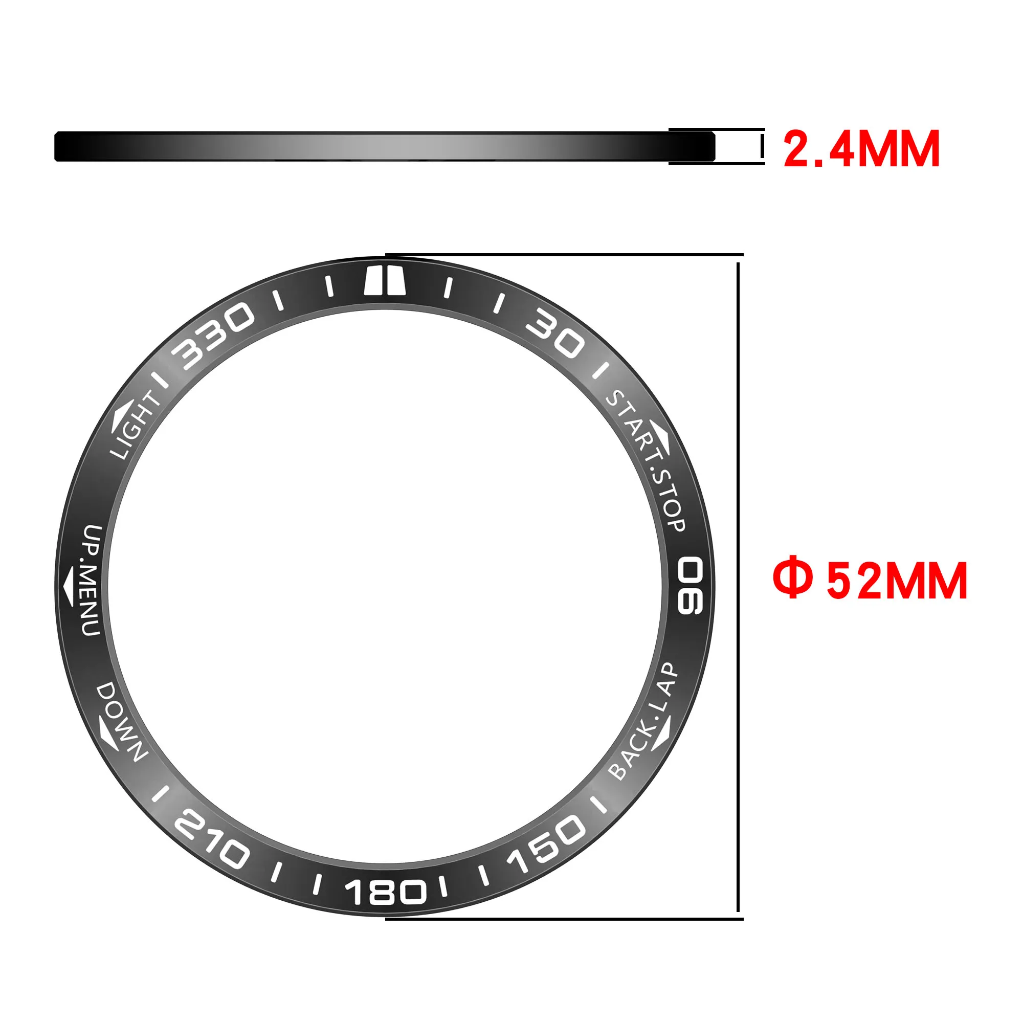 Metal Ring Bezel For Garmin Fenix 8 AMOLED 47mm 51mm Smart Watch Bumper Cover For Fenix8 SOLAR 51mm Shell Frame Protective Case