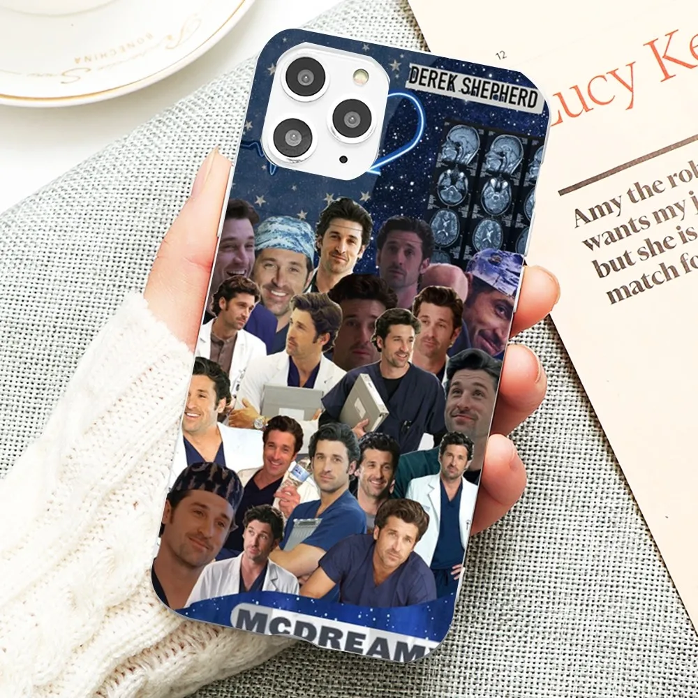 

Derek Shepard Grey Anatomy Phone Case Soft Solid Color For Iphone 14 11 12 13 Mini Pro Max 7 8 Plus 6 6s X Xs Max Xr