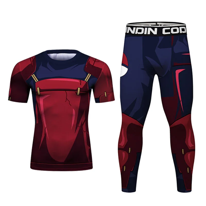 Mma muay thai treino de compressão boxe conjunto terno do esporte dos homens ginásio roupas treino roupas esportivas treinamento fitness correndo rashguard