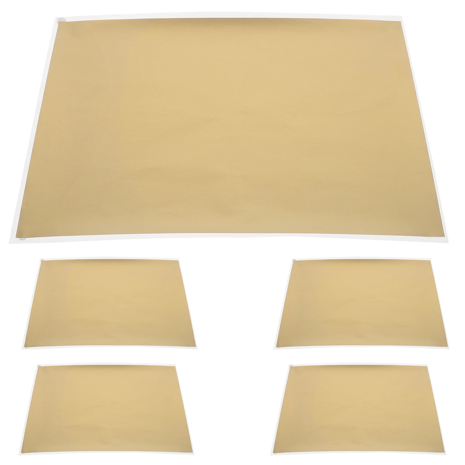 

5 Pcs Scratch Card Stickers Coated Paper Adhesive Sealing Freezer Removable Labels