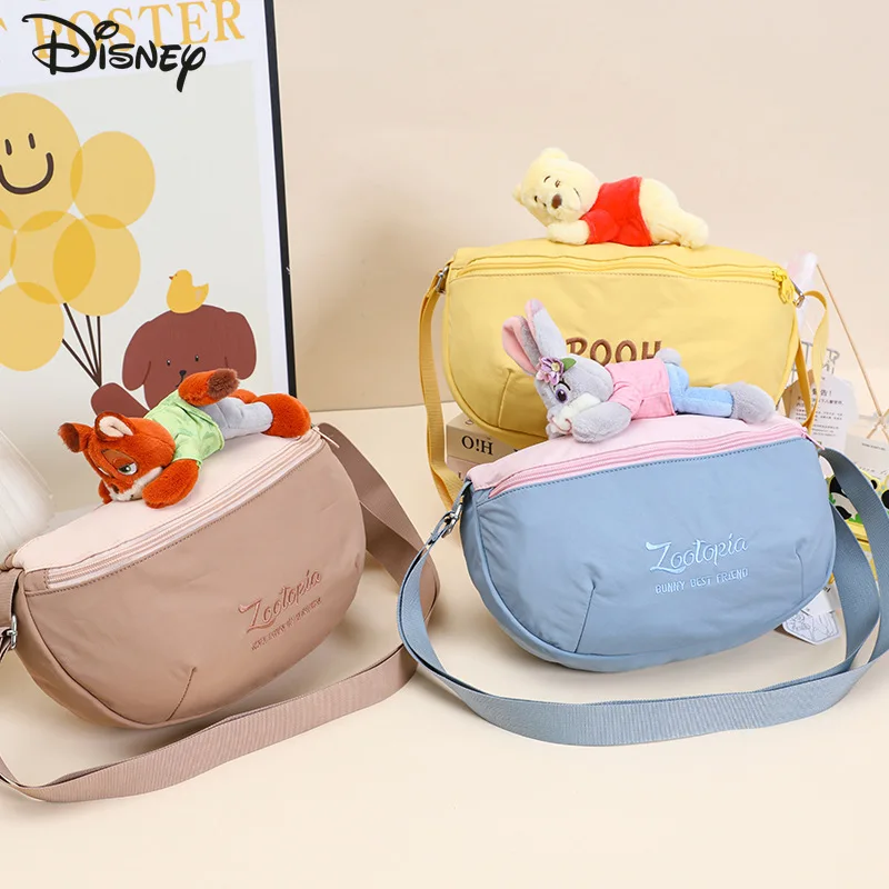 

Новая женская ручная сумка через плечо Disney, модная высококачественная сумка для куклы, универсальная женская сумка для хранения телефона с героями мультфильмов