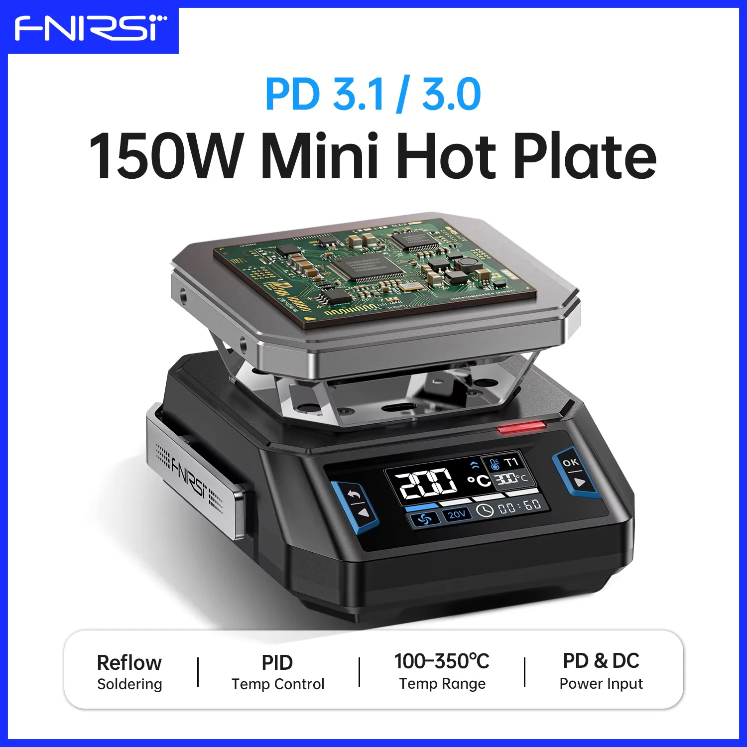 plaque-chauffante-prechauffante-fnirsi-ht-p1-mini-station-de-soudage-a-temperature-constante-100°c-℃-~350-℃-outil-de-reparation-electronique