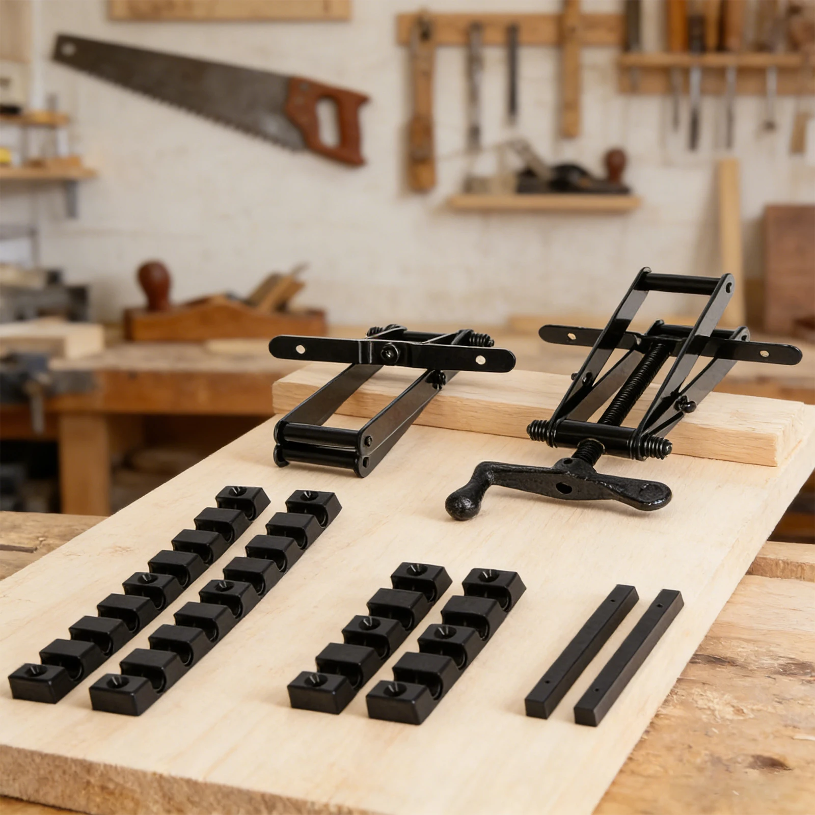 panel-clamps-woodworking-no-dead-corners-4-way-pressurize-clamp-for-woodworkers-cabinet-and-furniture-makers