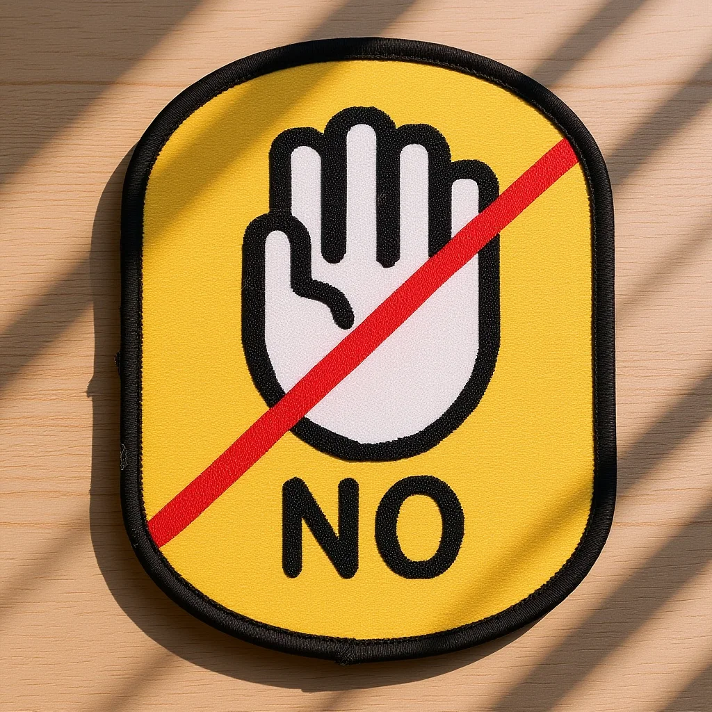 

Hook Warning Label Do Not Touch Pet Sticker For Dog Leash Puppy Socialization Decal Pet Safety Tag - Self-Adhesive