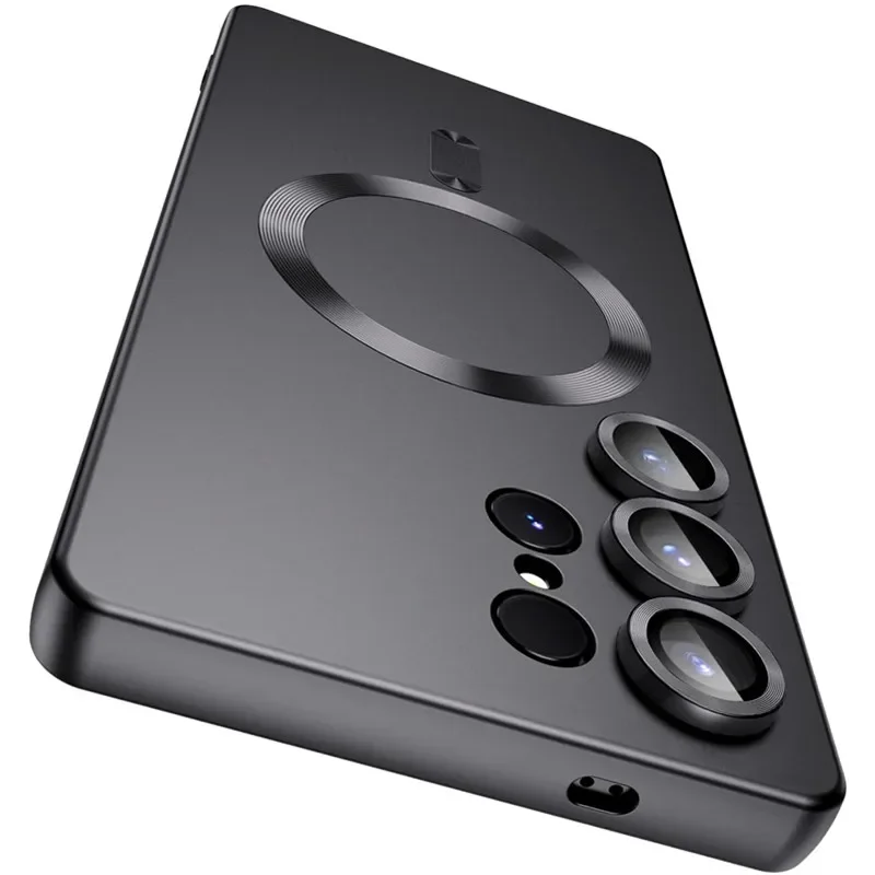 Soft Matte Magnetic Case For Samsung Galaxy S26 S25 S22 S24 S23 FE S21 Note20 Ultra Plus Magsafe Mac Safe Phone Cover Shockproof
