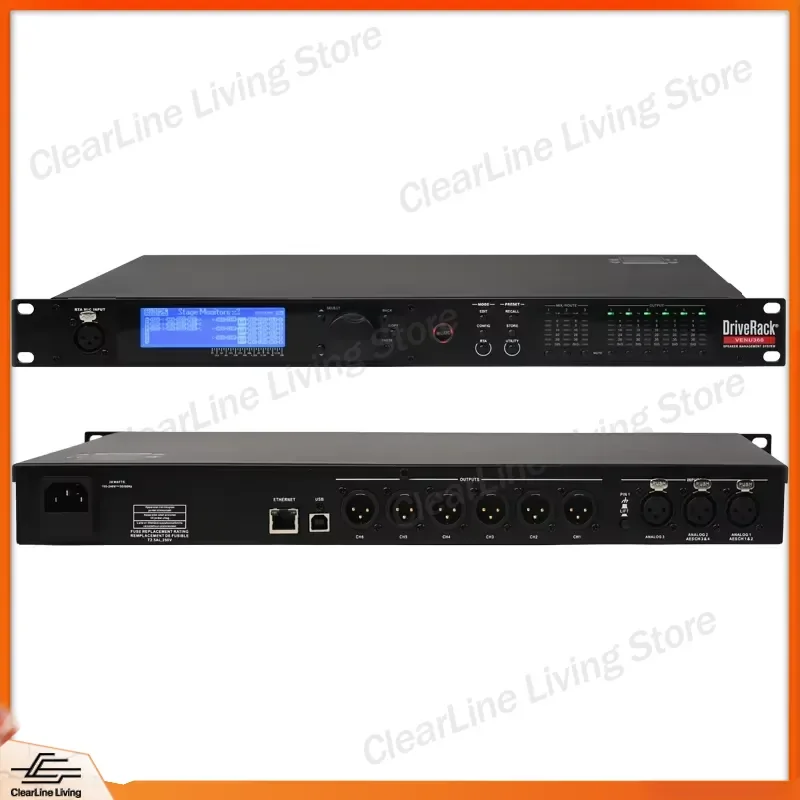 DriveRack VENU360 Audio Processor 3 In 6 Out Speaker Management System Professional Sound Equipment Digital Signal Processing