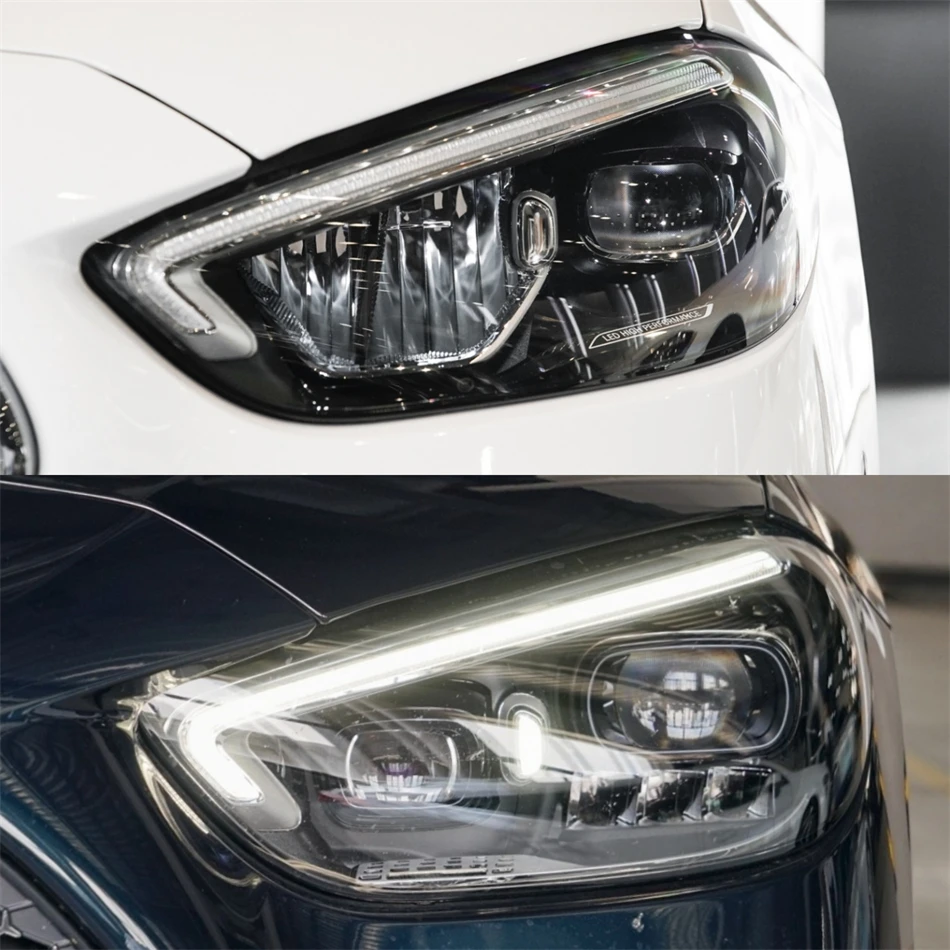For Mercedes Benz C Class W206 2021 2022 2023 C260L C300 Articles Cars Base Head Lamp Shell Rear Base Lampshades Lamp Shell
