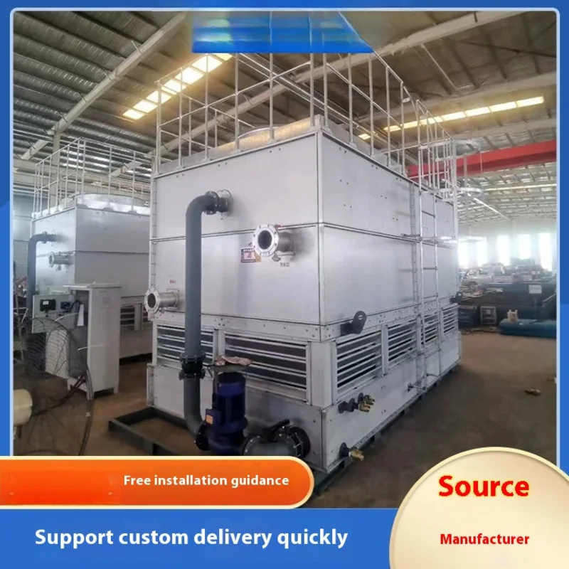 Mini Cooling Tower Open Type High Temperature Fiberglass air conditioning cooling tower Compact structure, energy-saving and wat