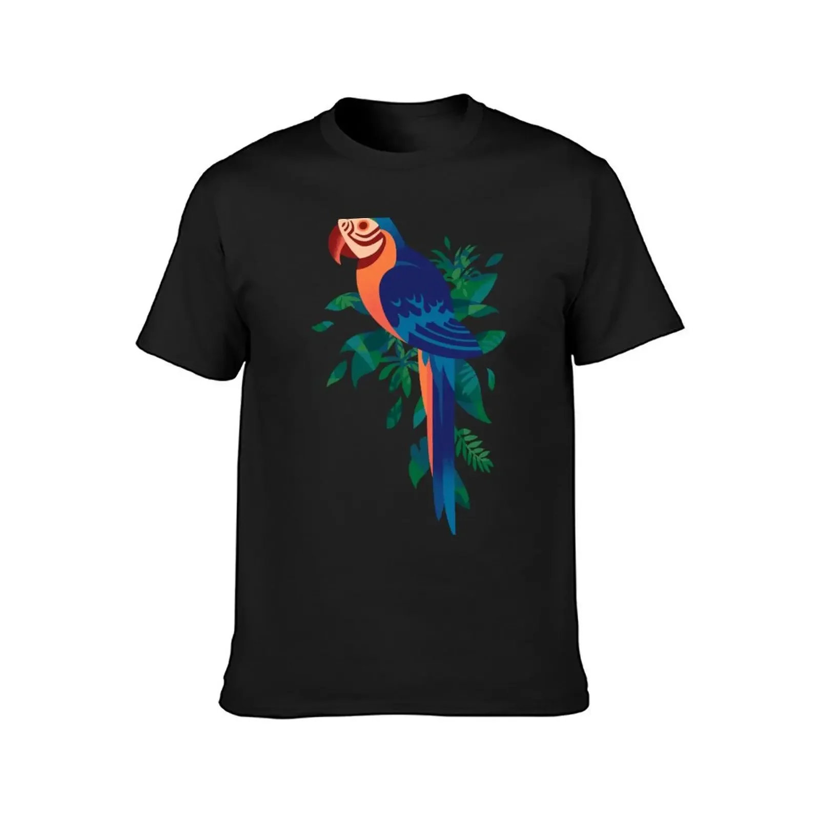 Macaw Silhouette 2 T-Shirt T-shirts oversize affliction shirts shirts graphic tees plain t shirts men