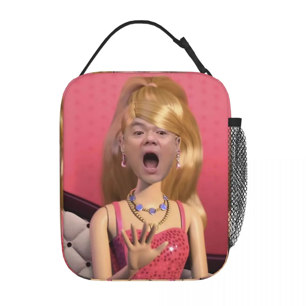 J-JYP MEME Modern Insulated Lunch Bags High Capacity Lunch Container Cooler Bag Tote Lunch Box College Outdoor Food Handbags
