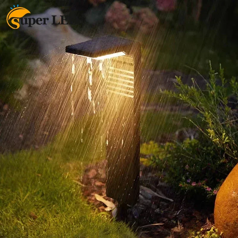 

Solar Powered Garden Lights Outdoor Waterproof Decoration LED Lawn Lamp Solar Power Lighting for Yard Pathway Landscape Bollard