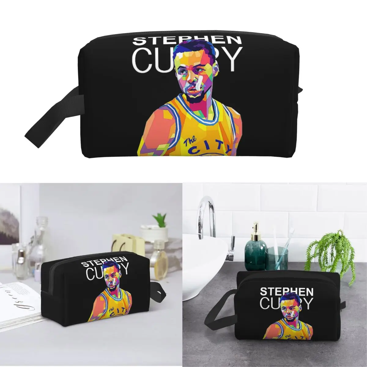 Косметичка-органайзер Stephen Curry для хранения туалетных принадлежностей, дорожный несессер для женщин, косметичка для путешествий, пенал