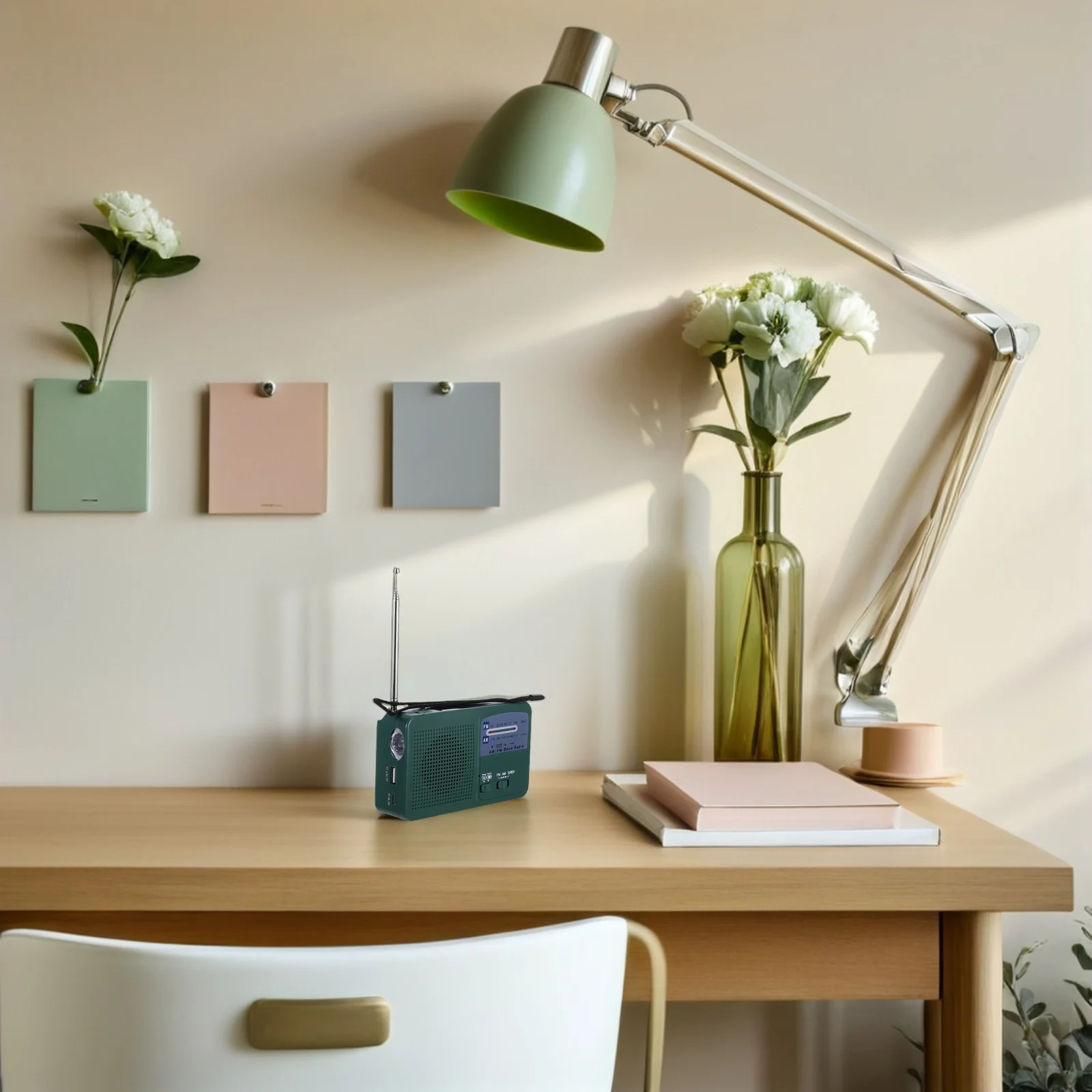 

Emergency Hand Crank Radio Solar Hand Crank Portable Emergency Flashlight Outdoor Survival Phone Weather Alert Radio