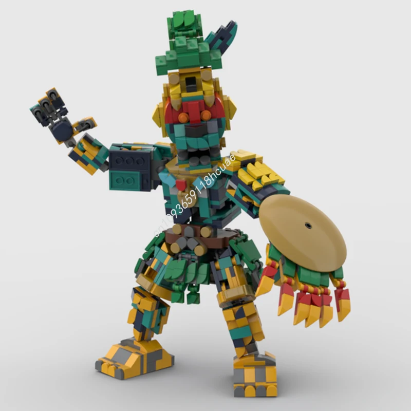 

1055 шт. MOC Curse строительные блоки строительные рождественские игрушки подарок DIY сборка творческая идея образование кирпич для детей