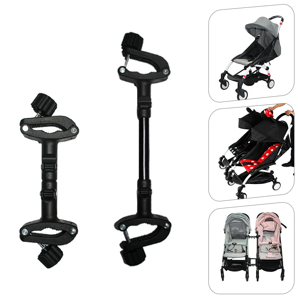 3 قطعة موصل عربة الأطفال في الهواء الطلق عالية القوة طفل عربة موصلات تحويل اثنين من عربات الأطفال إلى ترادف جديد الوالدين يجب أن يكون لديك #1