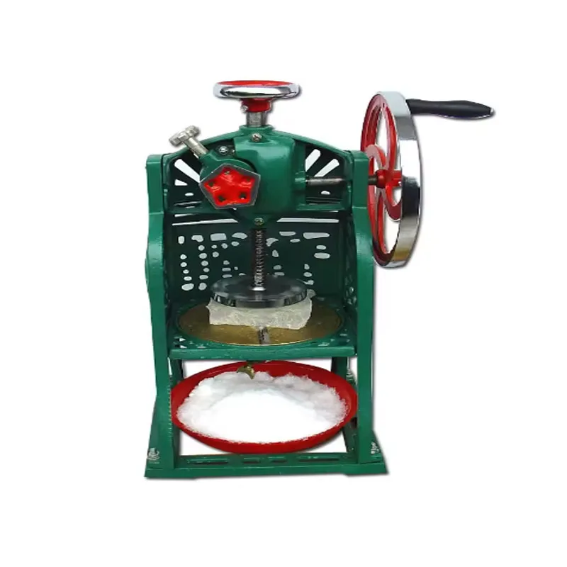 Macchina per il ghiaccio manuale per la neve Macchina per il ghiaccio tritato a manovella per trituratori di ghiaccio per uso domestico