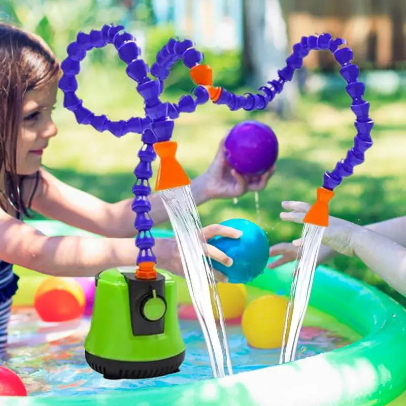 Water Table Pump Toys Water Play Table Toys Flexible Tube Outdoor Backyard Play Activities Accessories For Preschool Kids Ages 2