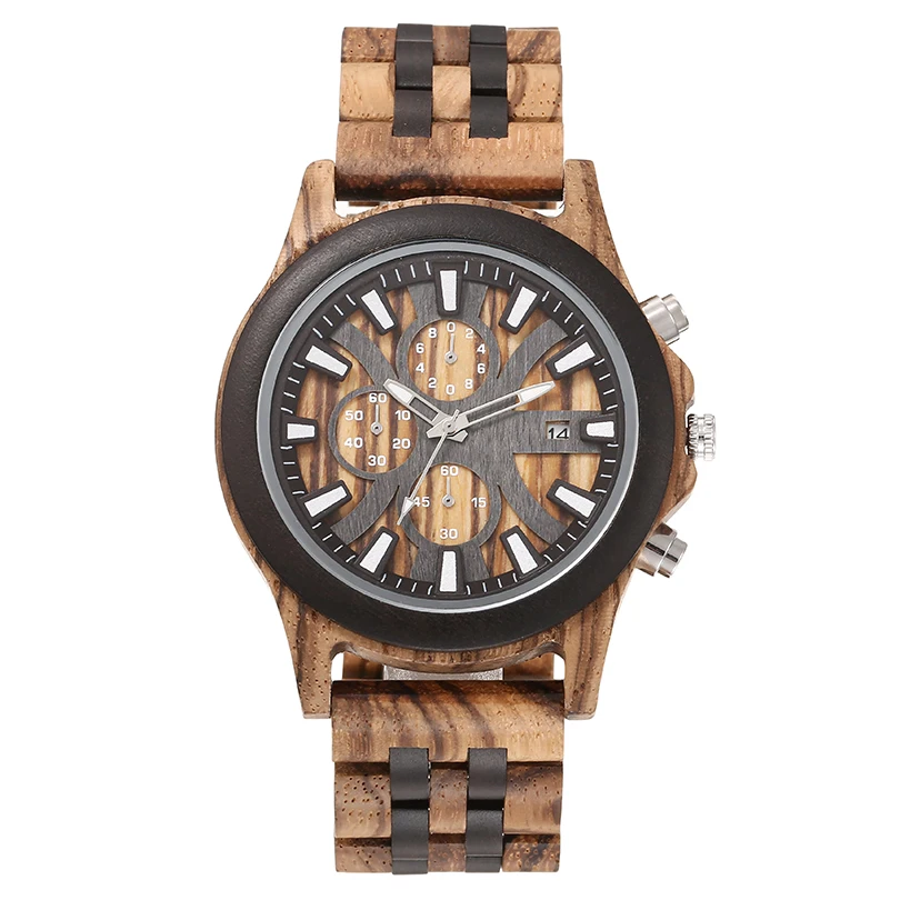 Couple Wooden Wristwatch for Men Women Quartz Man Ladies Unisex Clock Natural Sandalwood Walnut Ebony Real Colorful Wood Reloj