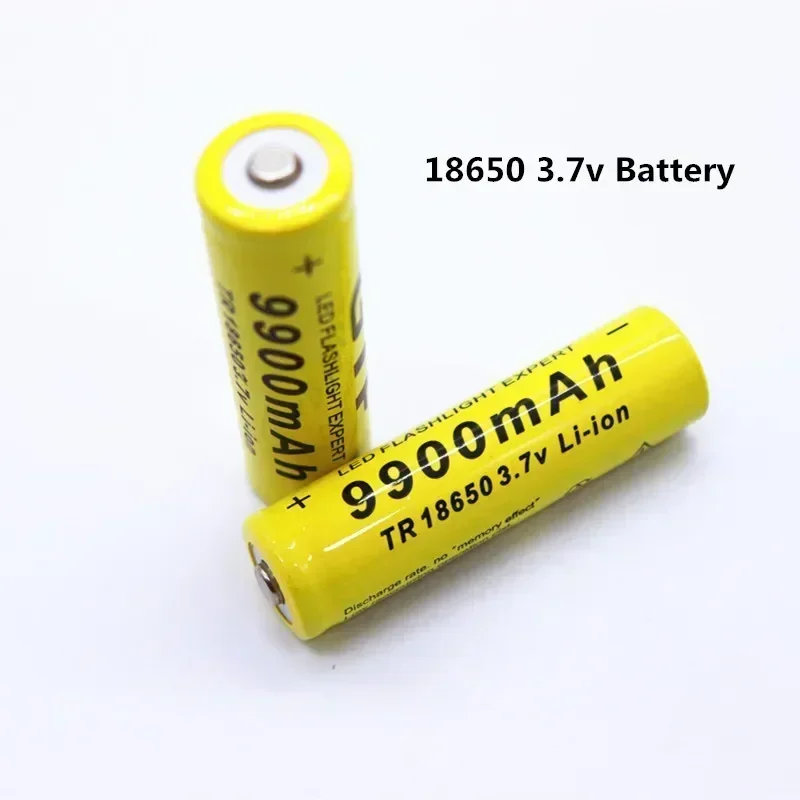 9900mAh 18650 بطارية قابلة للشحن حزمة 3.7 فولت زر العلوي لمصباح ليد جيب كشافات الجرس ضوء الطوارئ إمدادات الطاقة #3