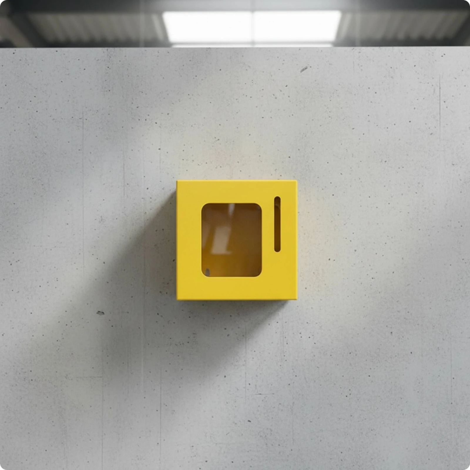 Safety Lock Box with Viewing Window Heavy-Duty Industrial Lockout Box with Window Compact Transparent