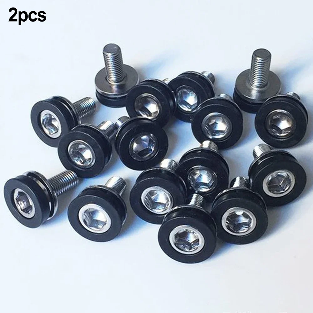 2pcs Bicycle Bottom Bracket Axle Bolts Bike Alan Crank Screws MTB Road Bike Cranksets M8 Screw Cycling Accessories