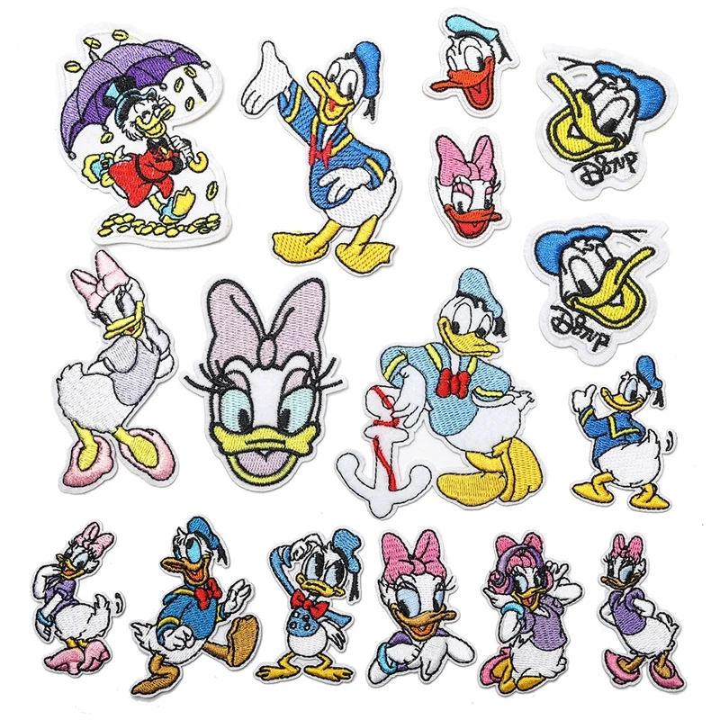 

Disney's new ironed iron patches, Donald Duck embroidery patch, Diy children's clothing, hats, backpacks, decorative stickers
