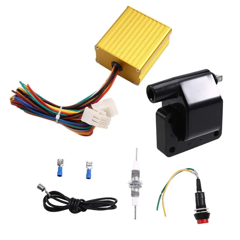 

AEF3-Aircraft Aluminum Exhaust Flame Thrower Kit, Universal For Cars Motors Atvs Fire Burner Afterburner Kit