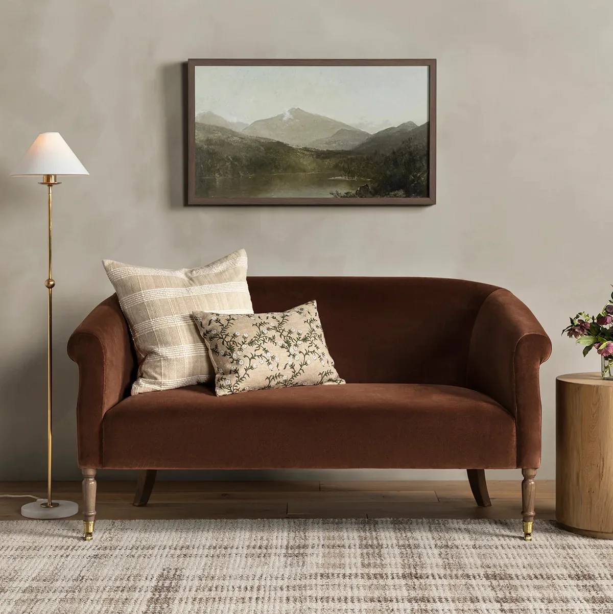 

✗x American Country Retro Three-Seat Sofa Set European Style for Small Apartment Simple Spots for Living Room Combining Comfort^