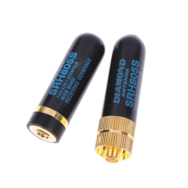 

New 1PC SMA-M/SMA-F Dual Band Antenna UHF+VHF SRH805S Walkie Talkie for YAESU