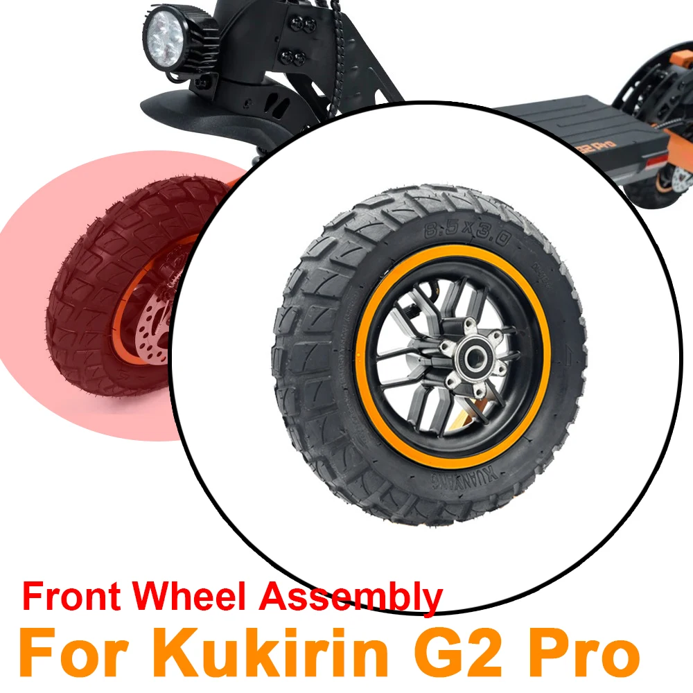 

Front Wheel Assembly for KuKirin G2 Pro Electric Scooter Hub With Tire 8.5*3.0 Pneumatic Tyre Accessories Parts