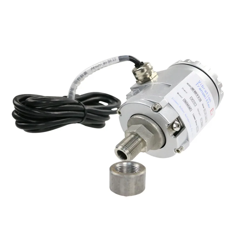 

High Quality T5000 Vibration Transmitter Integrated Pump Motor Fan Intensity/Displacement Measured 4-20ma Vibration Sensor