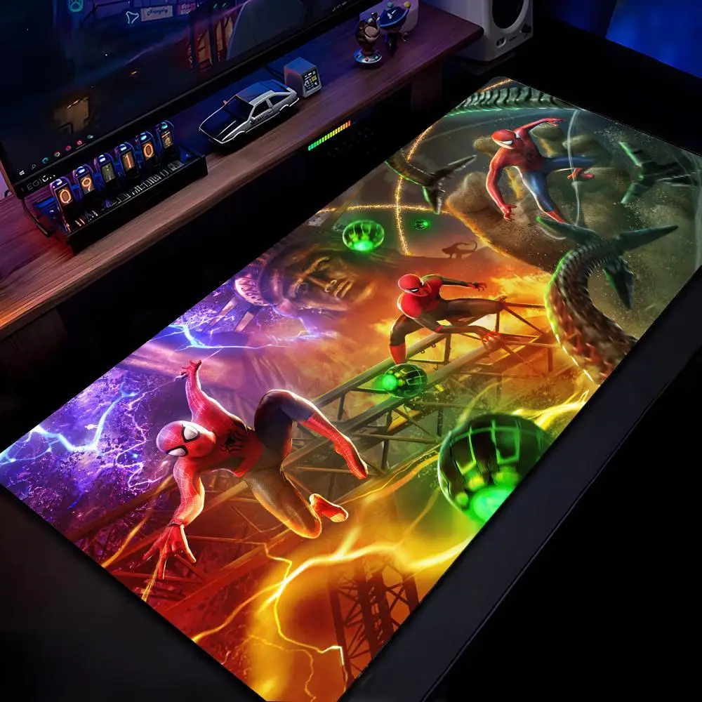 

M-Marvel A-Avengers Assemble Mouse Pad Mousepad HD Printing Computer Gamers Locking Edge Non-slip Mouse Pad XXL90x40cm Keyboard