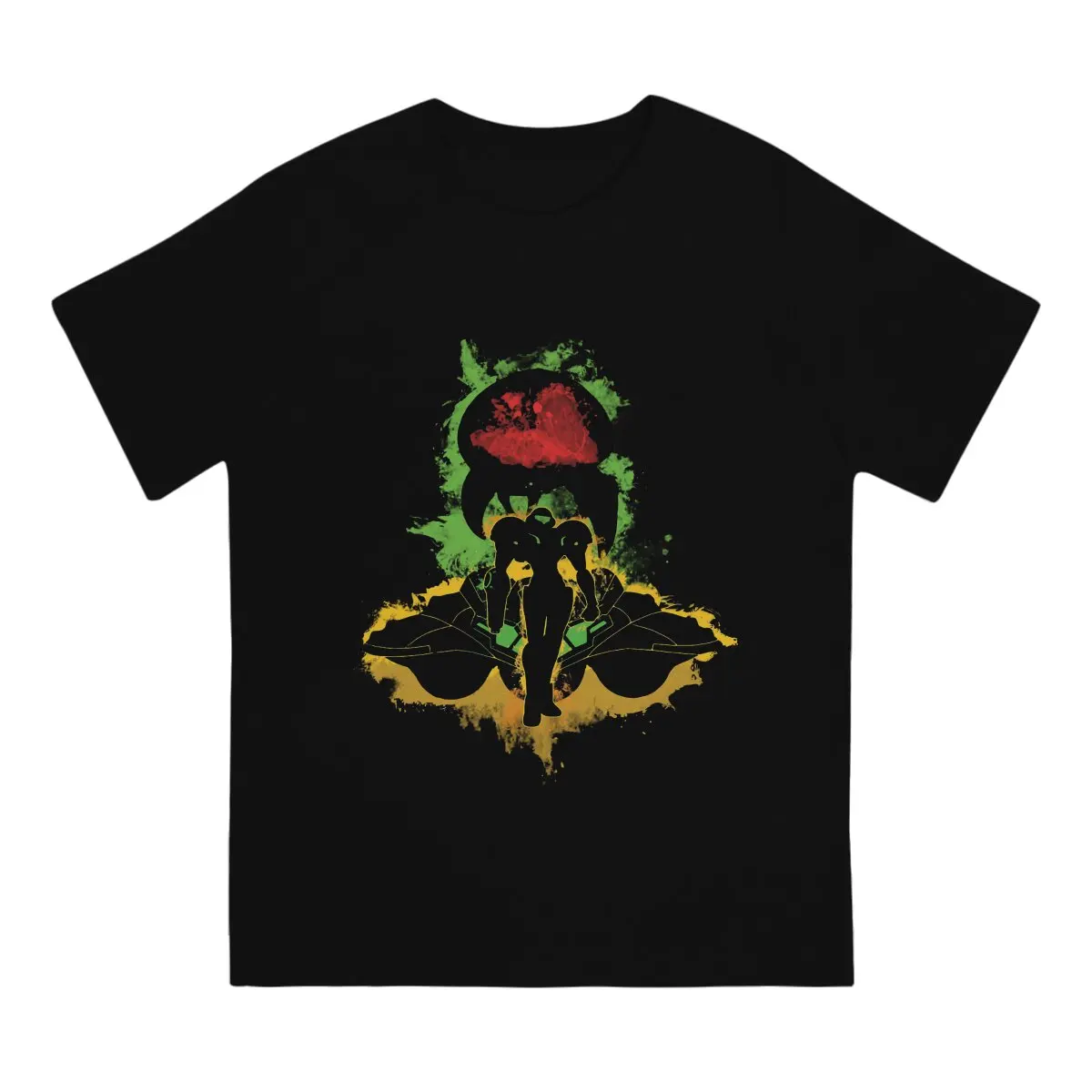 Zebes Conflict Metroid Game T Shirt Grunge O-Neck TShirt Harajuku Tops