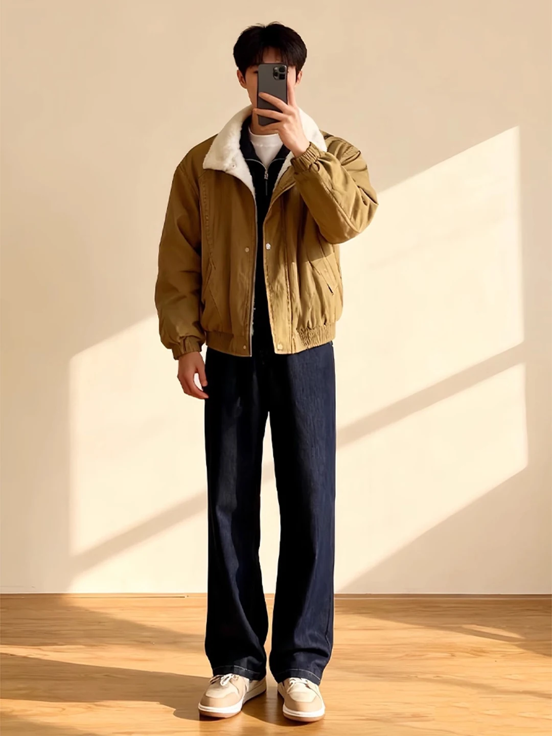 

Мужские джинсы Deep Blue Original Denim: зимние, в американском стиле, расклешенные, прямого кроя, с эффектом драпировки, для повседневной носки