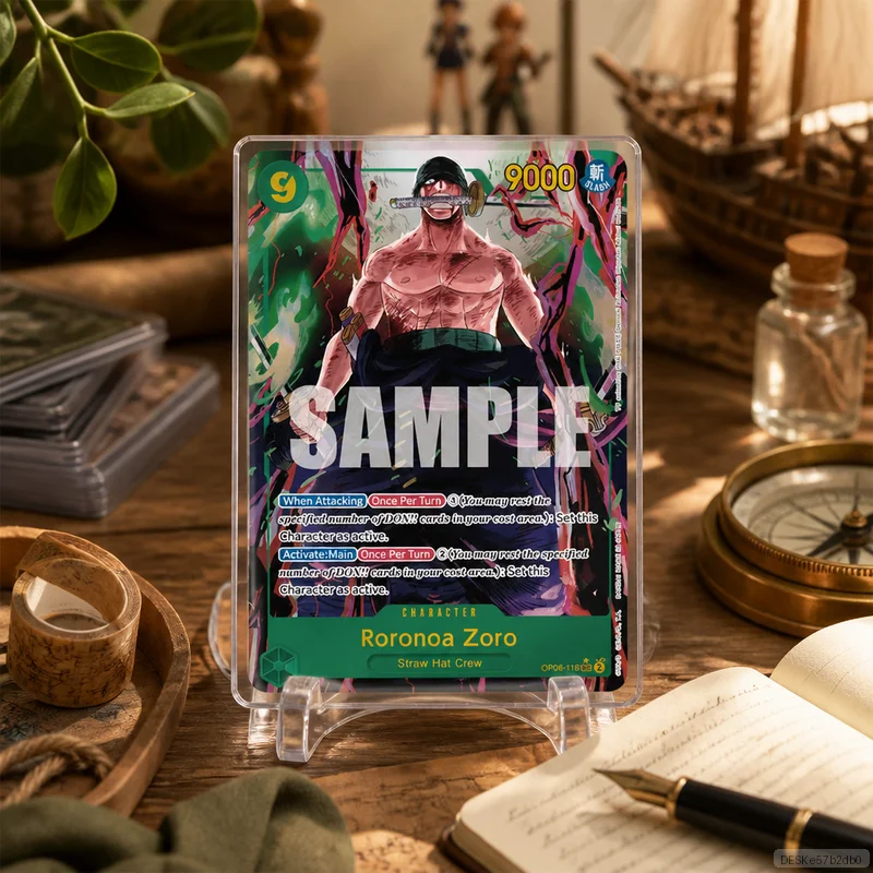 Roronoa Zoro OP06-118 en DIY OPCG Collection Cards Self Made Single Card Classic Game Anime Card Gift Toy 5PCS 10PCS Set