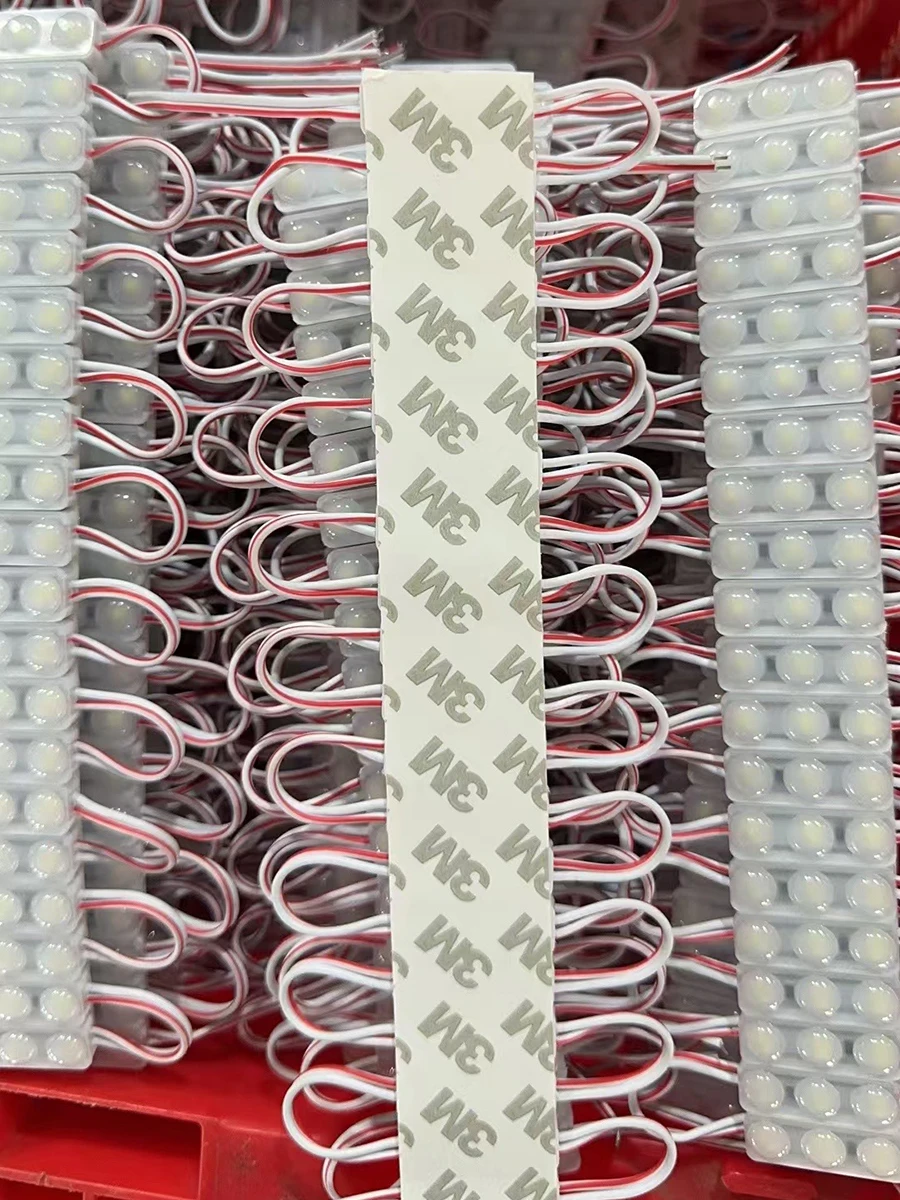 1000pcs DC 12V LED Module 2835 6500k Cool White SMD Modules with Lens 3010 Backlight Waterproof IP67 Sign Lighting Cool White