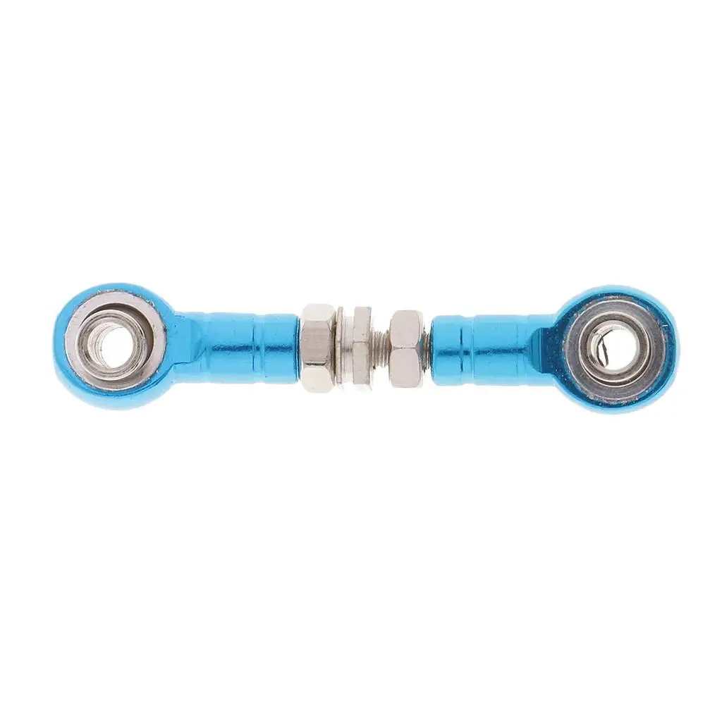 

Steering Rods Adjustable RC Car Servo Linkage Aluminum Upgrade Parts for HSP 1 10 Racing Vehicles