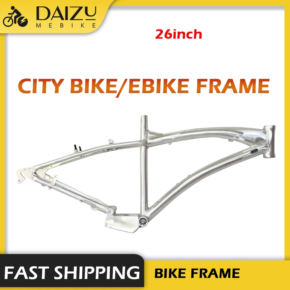 

MTB Bike Frame Speed V Brake Pieces 26 Ebike 26 Inch Frameset Aluminum Alloy for Adult Bike Rim Bicycle Cycling Accessories