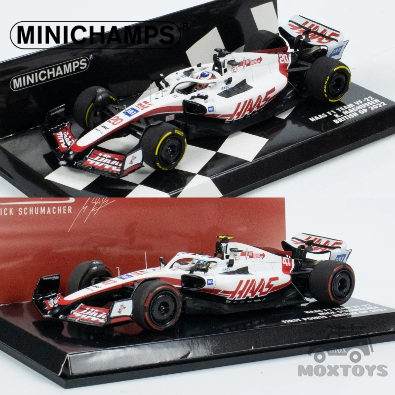 

MINICHAMPS 1:43 HAAS F1 модель команды VF-22 KEVIN MAGNUSSEN / MICK шумашер с первыми точками британская модель автомобиля из смолы GP