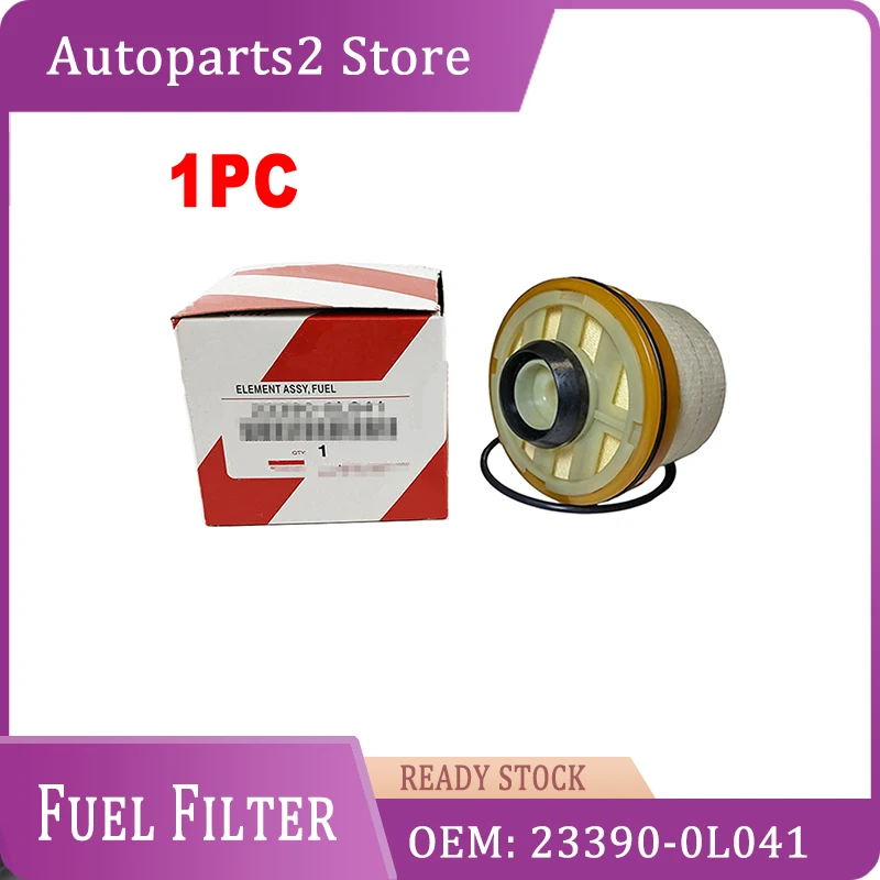 

23390-0L041 23390-0L030 Engine Fuel Filter Element For Toyotaa Hiace Hilux Innova 3390-0L010 23390-0L020